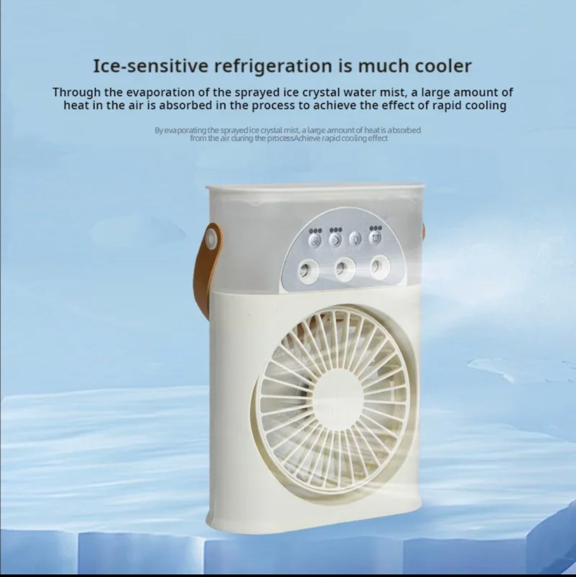 Mini Desktop Spray Humidifier, Portable Desktop Mini Electric Fan, 3 In 1 Fan Air Conditioner Mini Desktop Spray Humidifier, Portable Desktop Mini Electric Fan, 3 In 1 Fan Air Conditioner